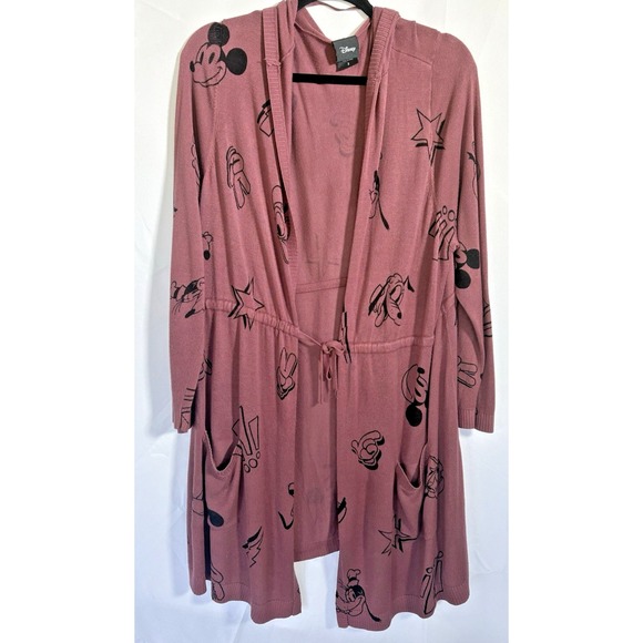 Torrid plus 2 2x Disney Mickey & Friends Open Hooded Cardigan Sweater - Picture 1 of 7
